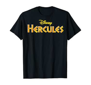 メーカー再生品】 【希少】90s USA製 Disney Hercules ロゴ Tシャツ